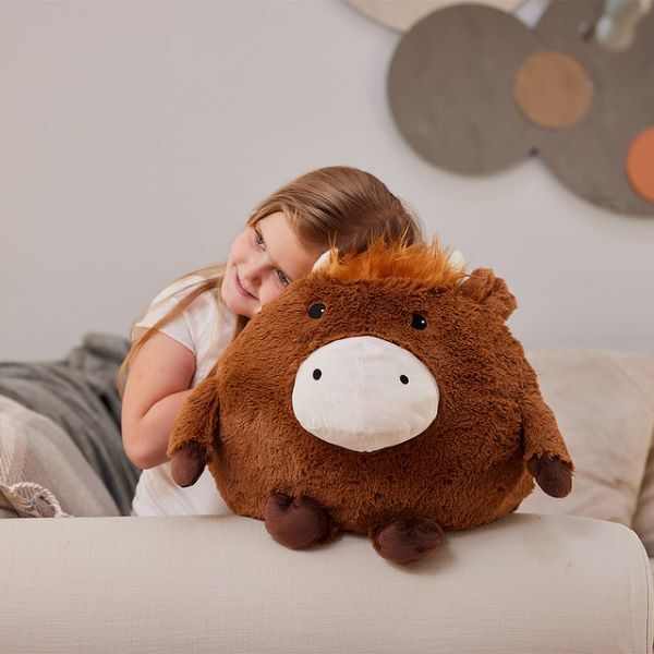 Warmies Super Sized Cushion Highland Cow GOODS Superdrug   