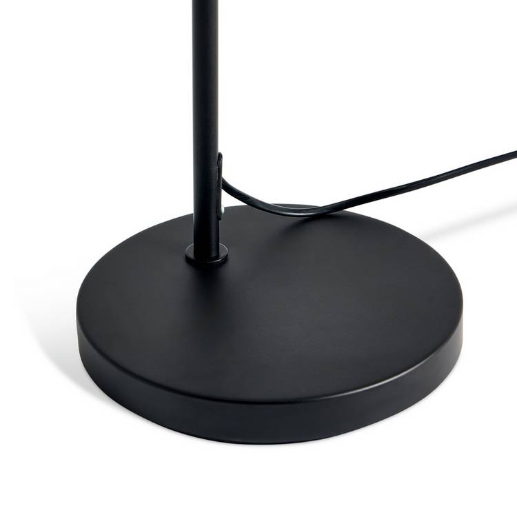 Argos Home Nyx black metal floor lamp H150cm (British brand)
