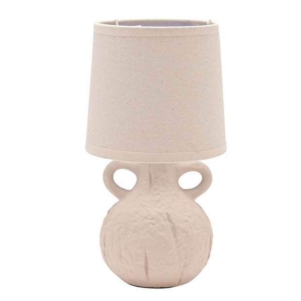 Hestia ceramic vase lamp natural handle 28cm - British product