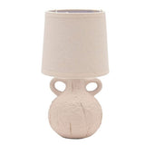 Hestia ceramic vase lamp natural handle 28cm - British product