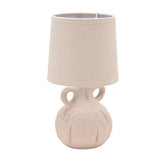 Hestia ceramic vase lamp natural handle 28cm - British product