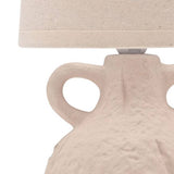 Hestia ceramic vase lamp natural handle 28cm - British product