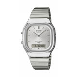 Casio analogue digital white dial watch - British product