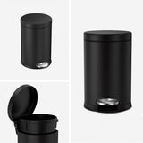Simplehuman pedal bin black 4.5L (British brand)