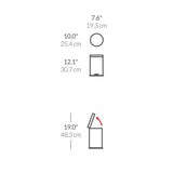 Simplehuman pedal bin black 4.5L (British brand)