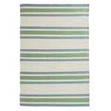 Habitat flatweave rug stripe green 120x170cm, UK version