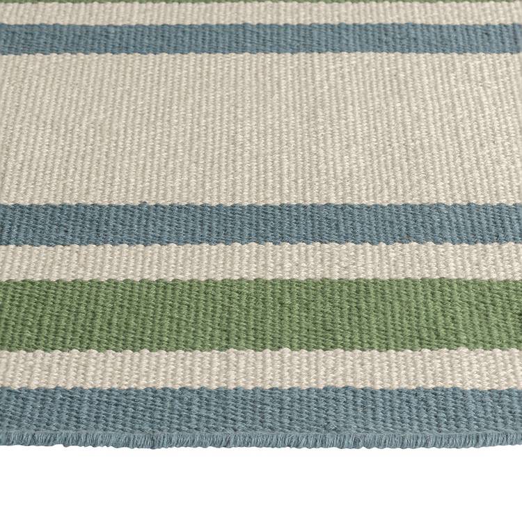 Habitat flatweave rug stripe green 120x170cm, UK version
