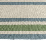 Habitat flatweave rug stripe green 120x170cm, UK version