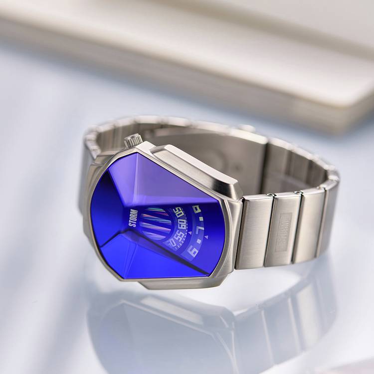 STORM Darth blue dial stainless steel watch, UK version