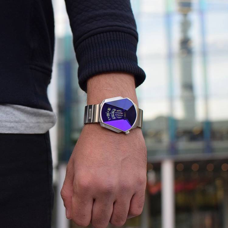STORM Darth blue dial stainless steel watch, UK version