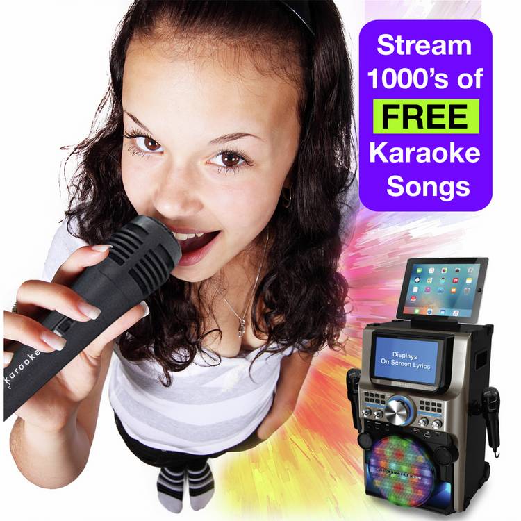 Easy Karaoke EKS300 ultimate Bluetooth karaoke machine - British product