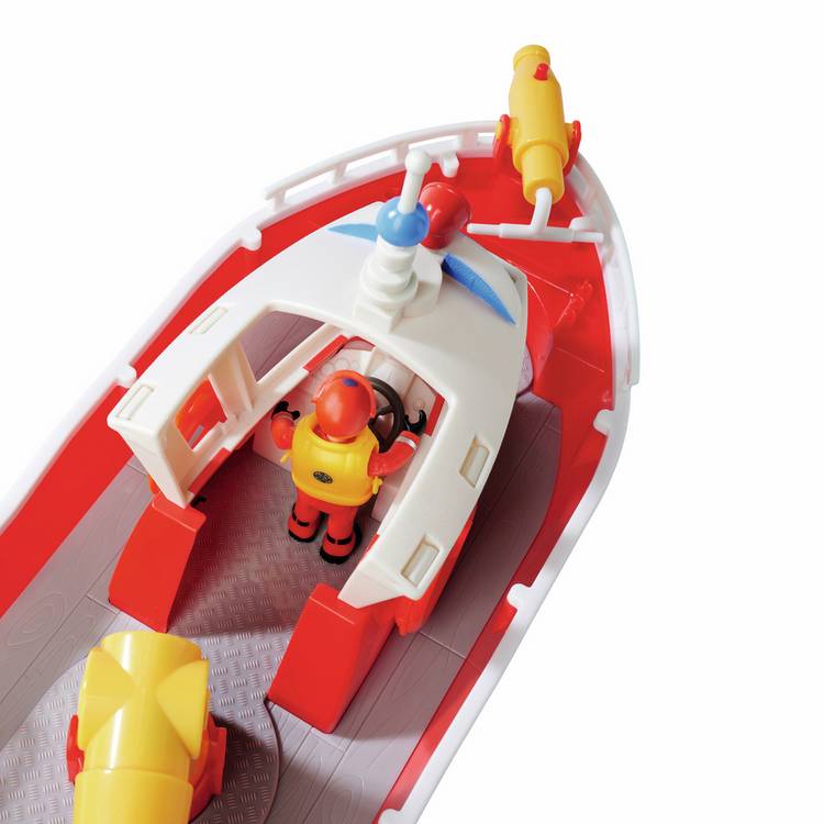 Fireman Sam Titan Rescue Boat 32cm, imported from the UK