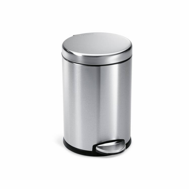 Simplehuman round pedal bin 4.5L, UK version