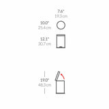 Simplehuman round pedal bin 4.5L, UK version