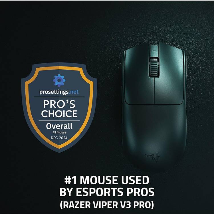 Razer Viper V3 Pro wireless gaming mouse black - British product