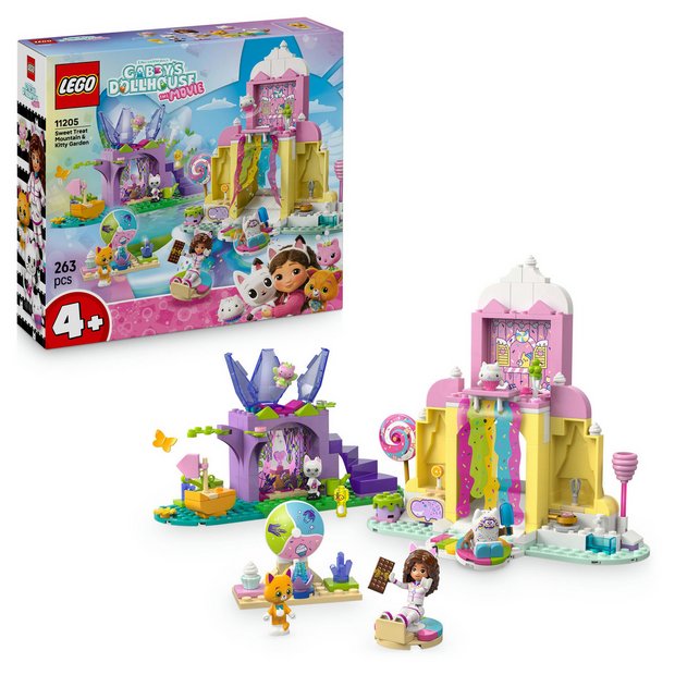 LEGO Gabby's Dollhouse Treat Mountain & Kitty Garden set - British product