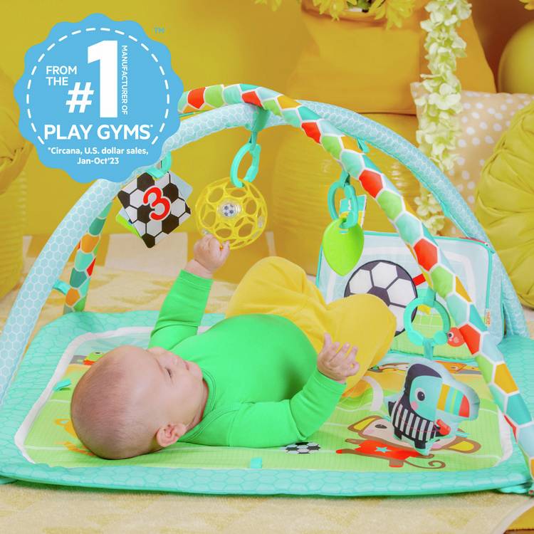 Bright Starts Grip and Kick activity gym, UK version