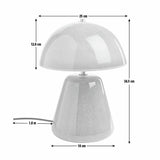 Habitat blue ceramic table lamp 34.5cm, UK version