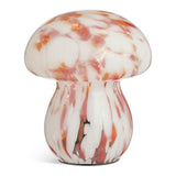 Habitat Mushroom Glass Battery Powered Table Lamp-White&Rust