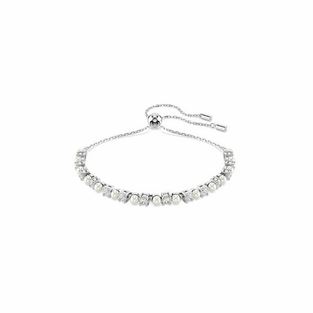 Swarovski Matrix tennis bracelet rhodium plated 11 cm, imported from the UK