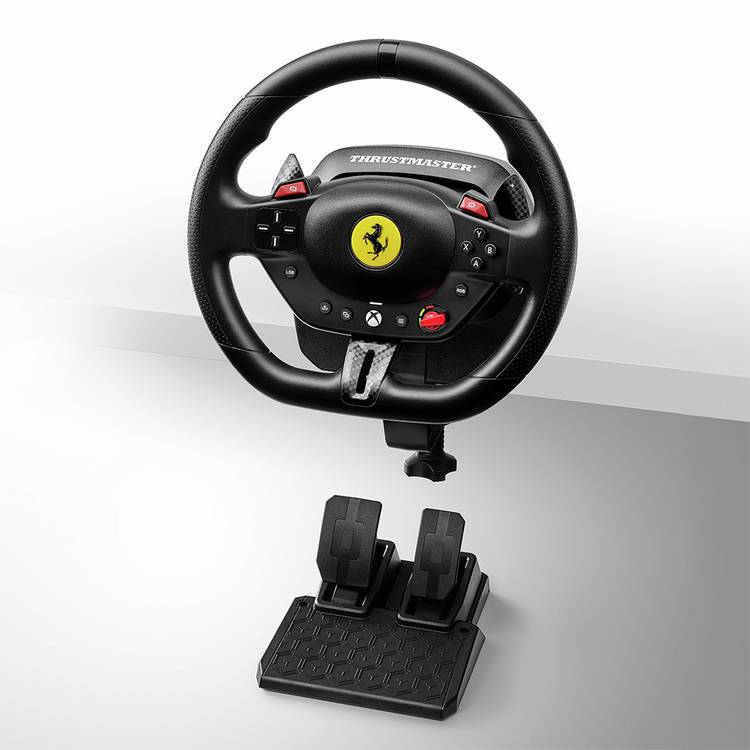 Thrustmaster T98 Ferrari 296 GTB racing wheel 25.5 cm - British product
