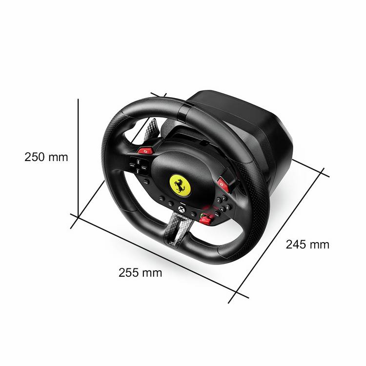Thrustmaster T98 Ferrari 296 GTB racing wheel 25.5 cm - British product