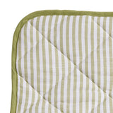 Habitat striped yarn dye bedspread olive 220x200cm (British brand)