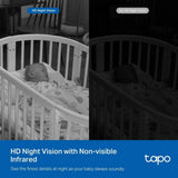 Tapo C840 2K smart dual lens baby camera, UK version