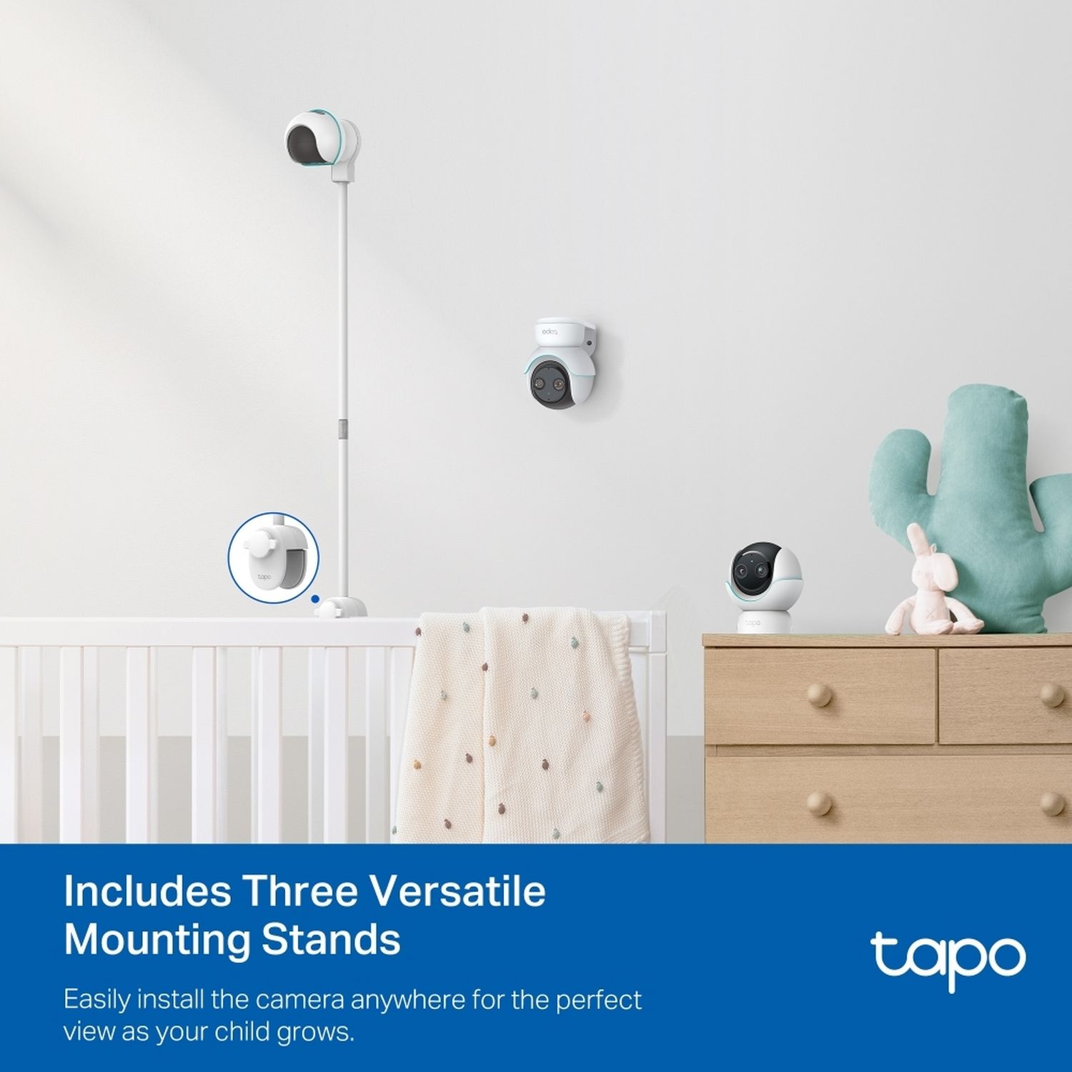Tapo C840 2K smart dual lens baby camera, UK version