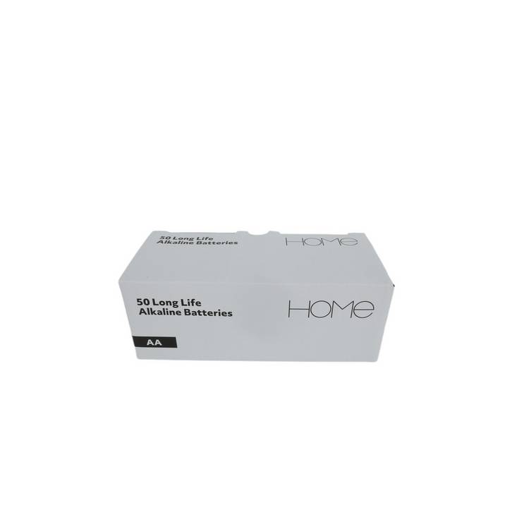 Home AA alkaline batteries 50-pack - British product