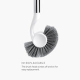 Simplehuman crescent-shaped toilet brush white (British brand)