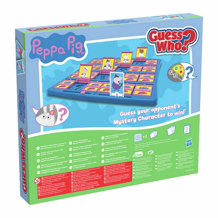 Peppa Pig Guess Who game (British brand)