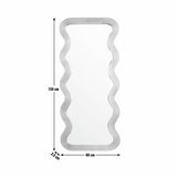 Habitat wavy wooden full length wall mirror 150x68cm (British brand)