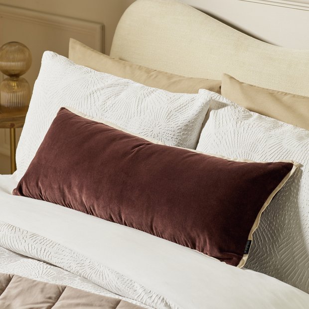 Habitat lumbar cushion coffee 80x30cm (British brand)