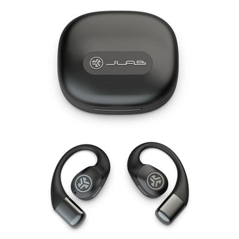 JLab Epic Open Sport wireless earbuds black, imported from the UK