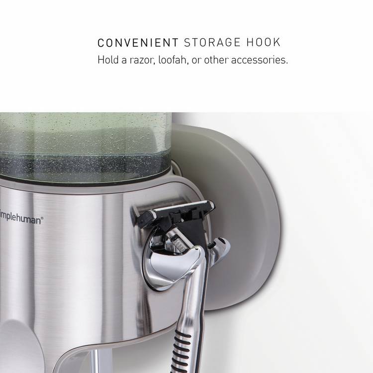 Simplehuman wall mounted pump stainless steel (British brand)