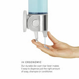 Simplehuman wall mounted pump stainless steel (British brand)