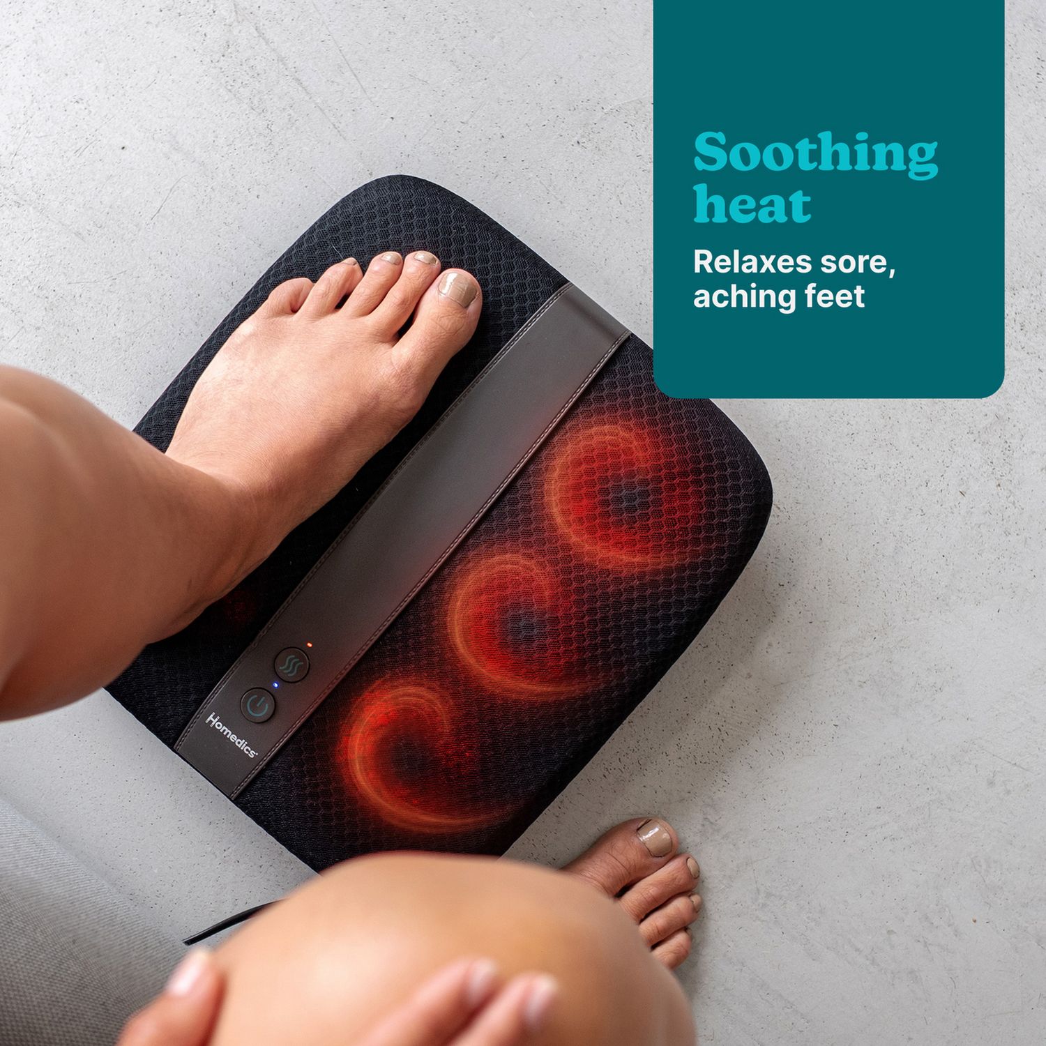 Homedics Shiatsu Deluxe Foot Massager device, UK version