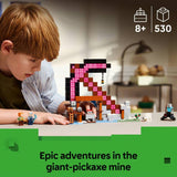 LEGO Minecraft Pickaxe Mine interactive building set 530 pieces - British product