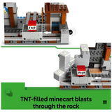 LEGO Minecraft Pickaxe Mine interactive building set 530 pieces - British product