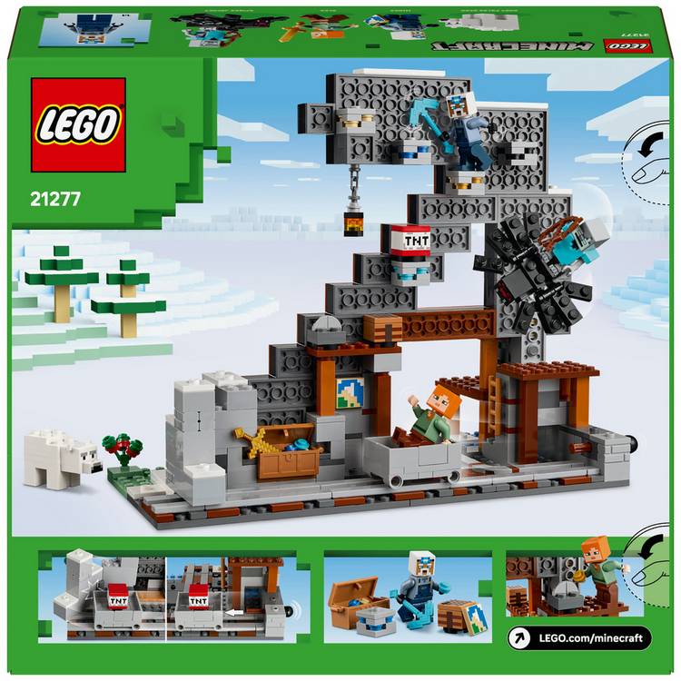 LEGO Minecraft Pickaxe Mine interactive building set 530 pieces - British product