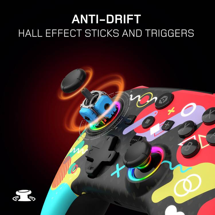 Gioteck WX5+ Doodle Wireless Controller for Switch (British brand)