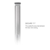 Simplehuman tension shower caddy stainless steel, imported from the UK