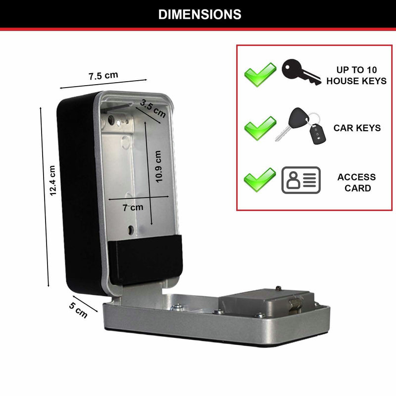 Master Lock 5410EURD wall mounted key safe - British product