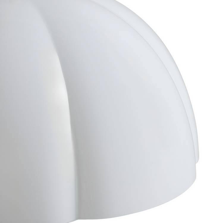 Habitat white scalloped glass lampshade 35cm - British product