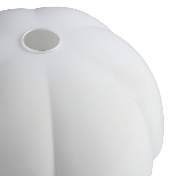 Habitat white scalloped glass lampshade 35cm - British product