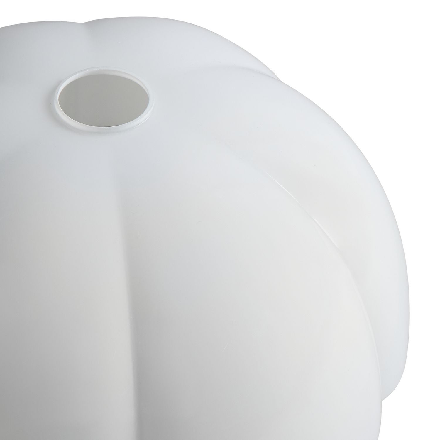 Habitat white scalloped glass lampshade 35cm - British product