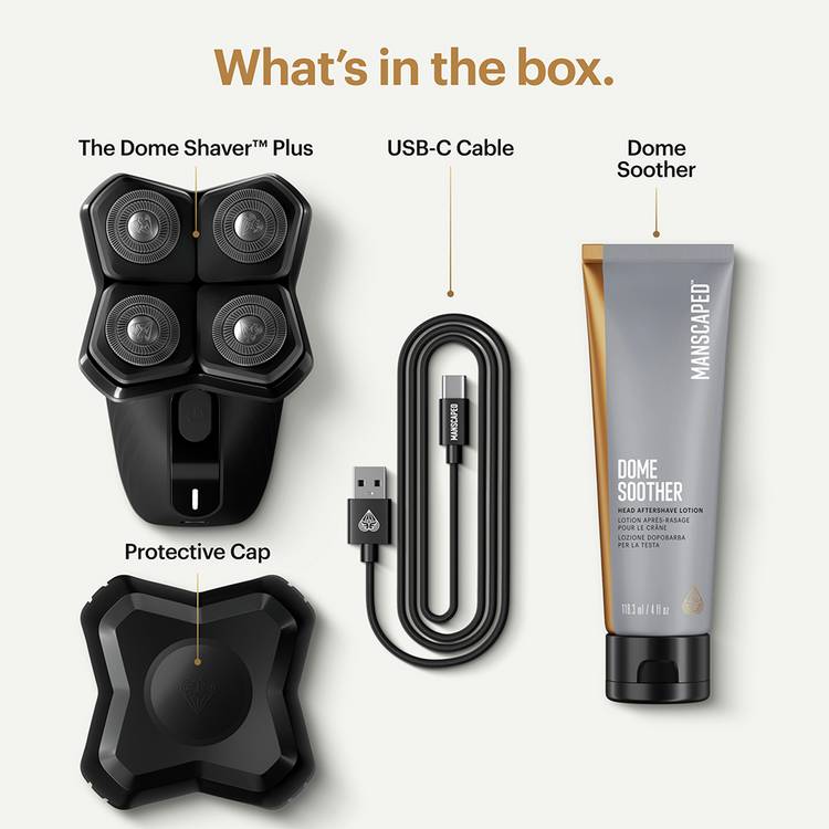 Manscaped Dome Shaver Essentials Kit head shaver, UK version
