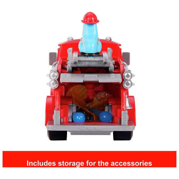 Disney Cars firetruck toy with Red and Guido figures (British brand)