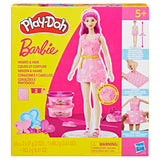 Play-Doh Barbie fashion kit Hearts and Hair with 2 tubs and 13 accessories (British brand)